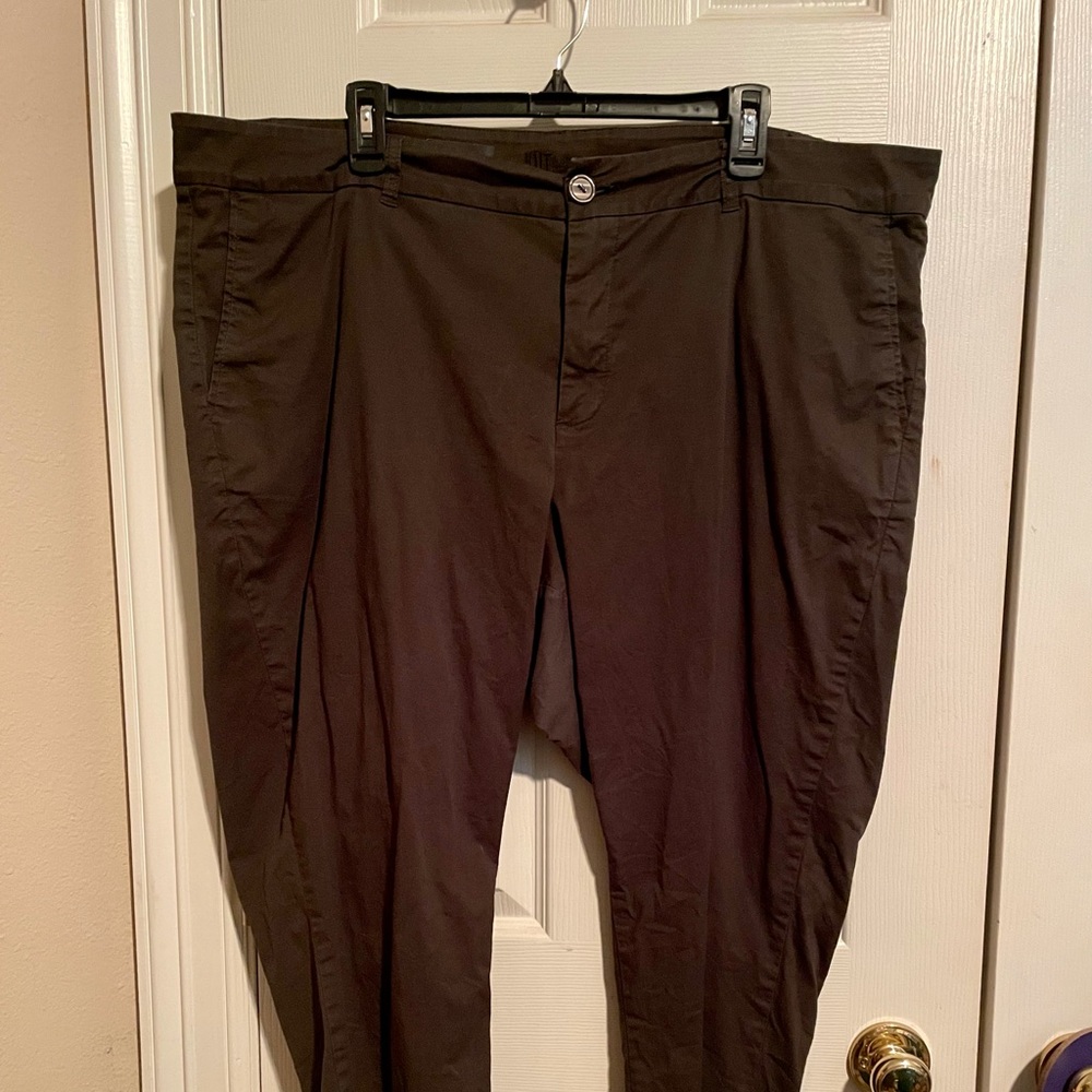 Kut From The Kloth 20w crop trouser Olive green